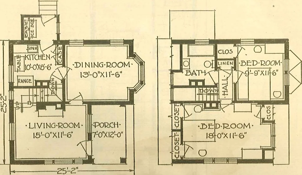 An illustration from Brick homes, 1922, leaf 12