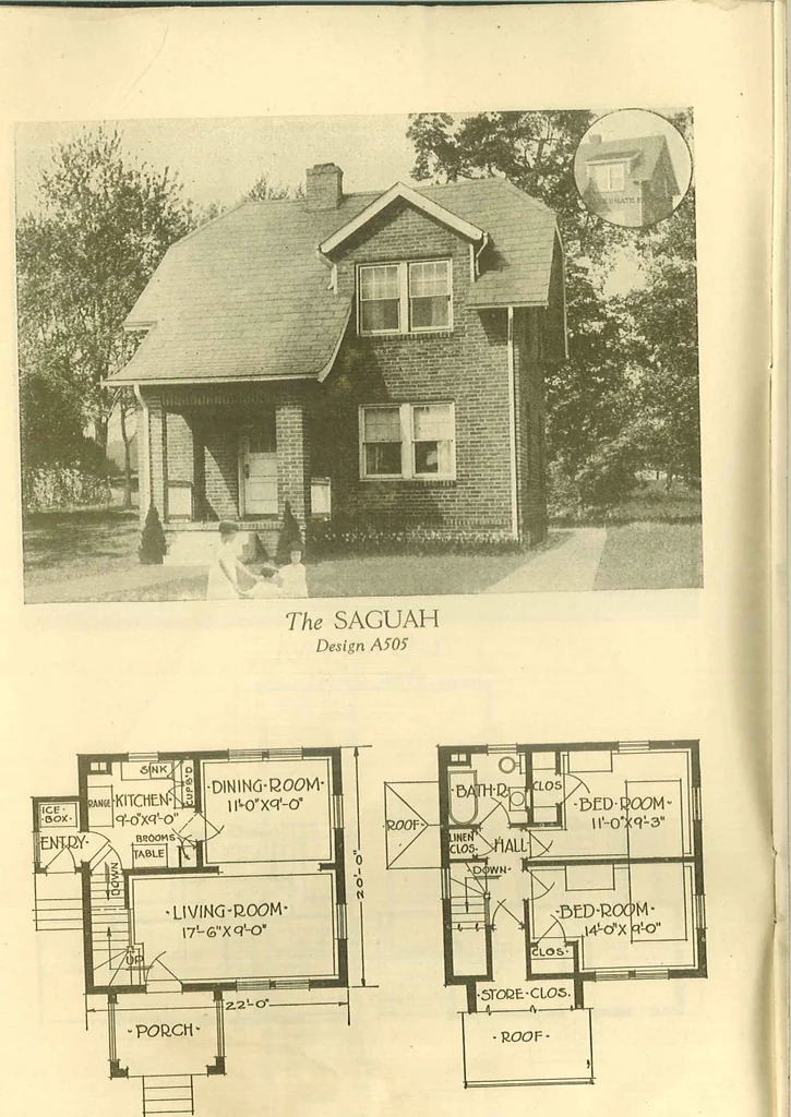 An illustration from Brick homes, 1922, leaf 15