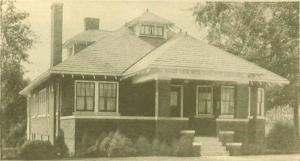 An illustration from Brick homes, 1922, leaf 16