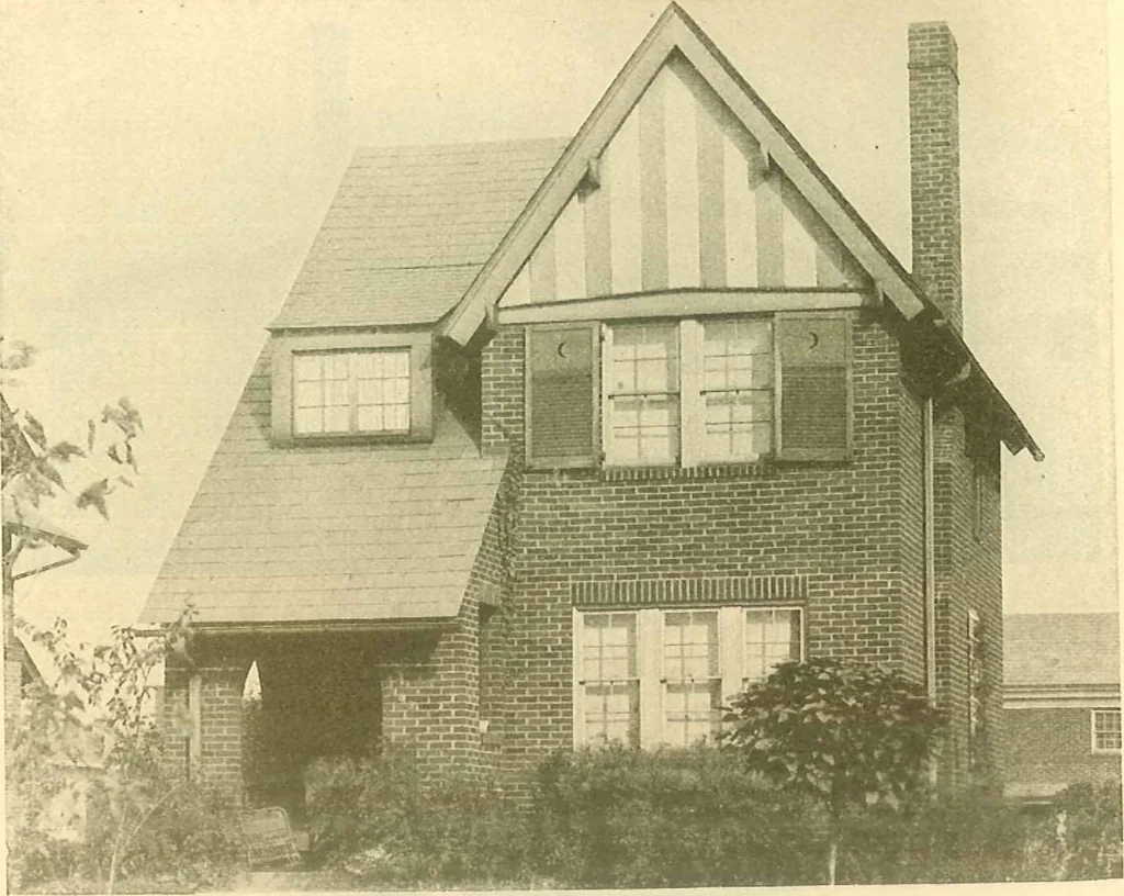 An illustration from Brick homes, 1922, leaf 17