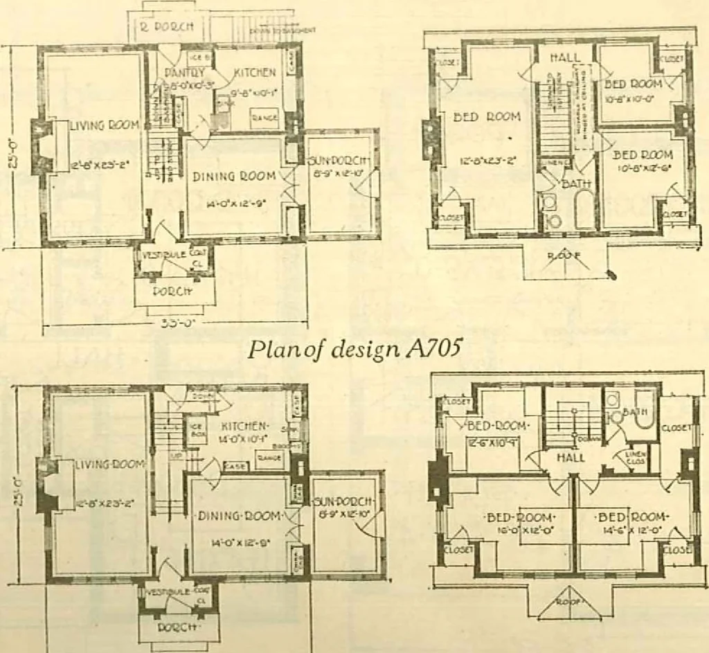An illustration from Brick homes, 1922, leaf 18