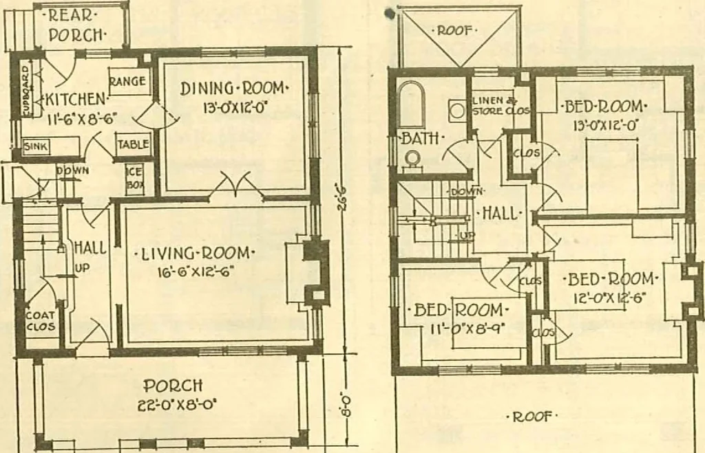 An illustration from Brick homes, 1922, leaf 21