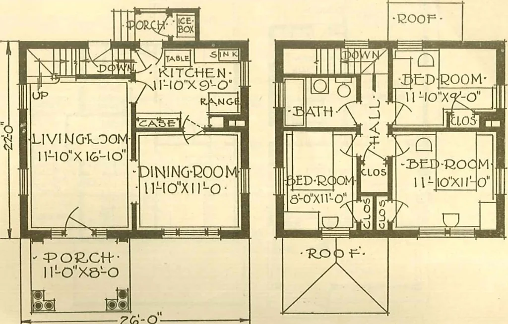 An illustration from Brick homes, 1922, leaf 24