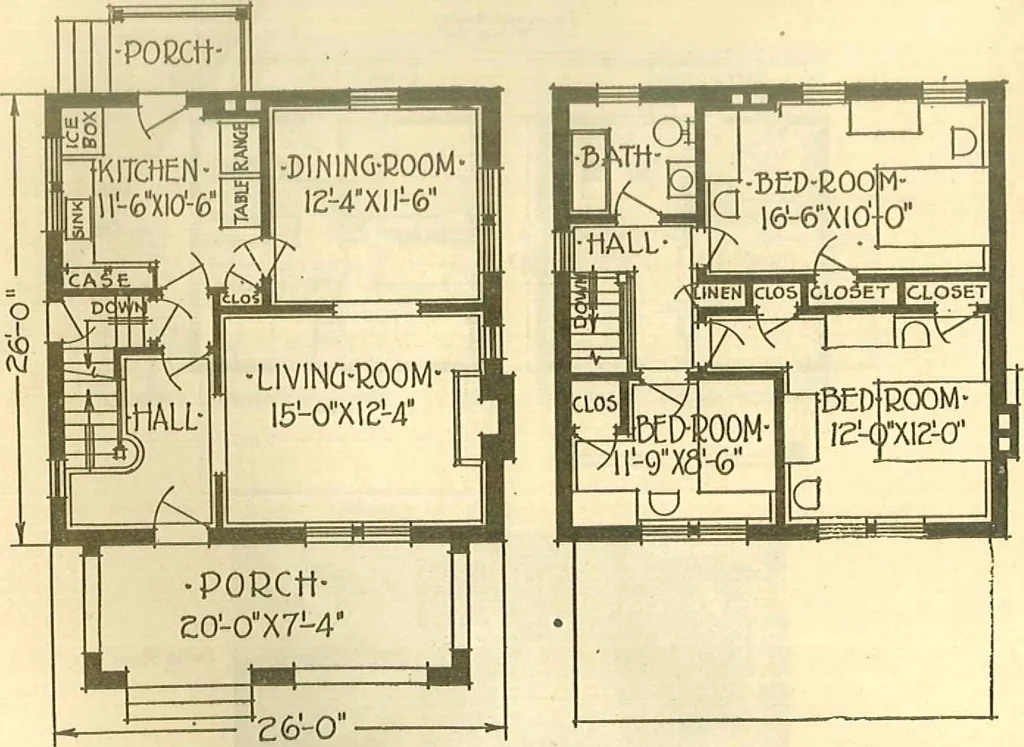 An illustration from Brick homes, 1922, leaf 29