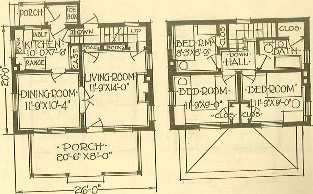 An illustration from Brick homes, 1922, leaf 30