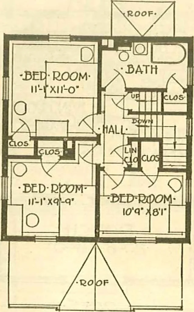 An illustration from Brick homes, 1922, leaf 31