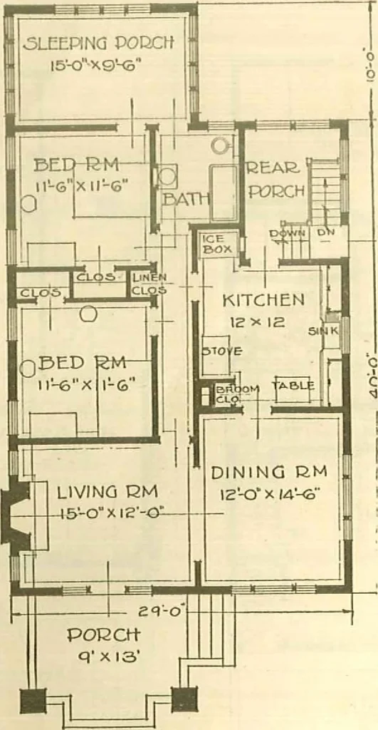 An illustration from Brick homes, 1922, leaf 35