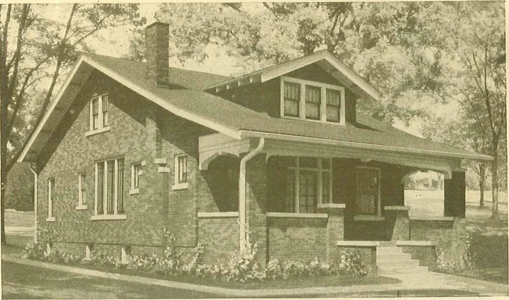 An illustration from Brick homes, 1922, leaf 36