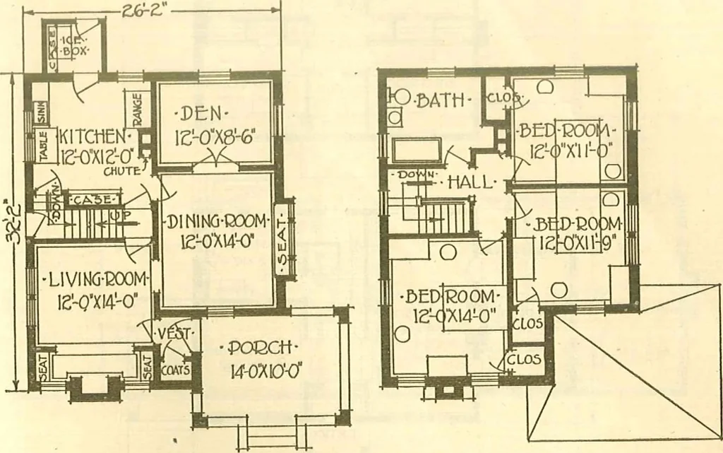 An illustration from Brick homes, 1922, leaf 40