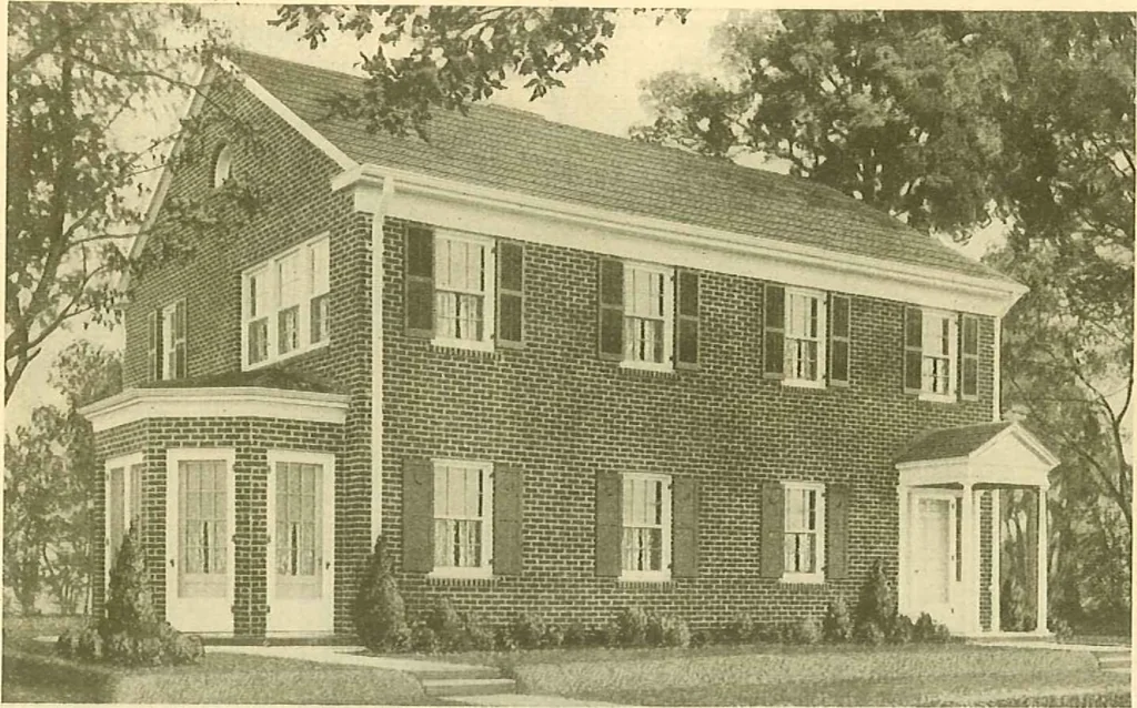 An illustration from Brick homes, 1922, leaf 47