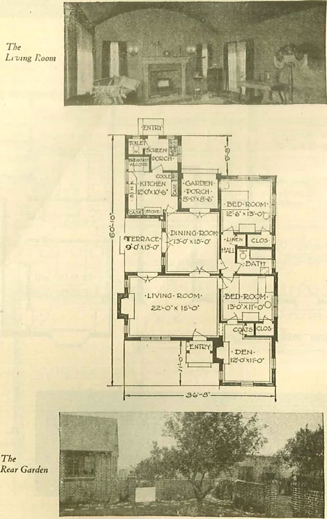 An illustration from Brick homes, 1922, leaf 53