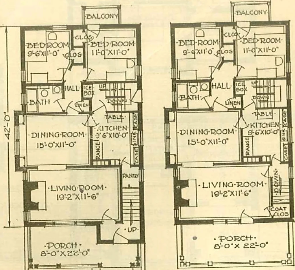 An illustration from Brick homes, 1922, leaf 59