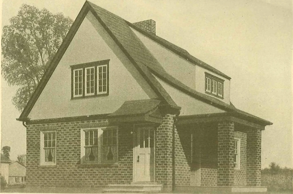 An illustration from Brick homes, 1922, leaf 6
