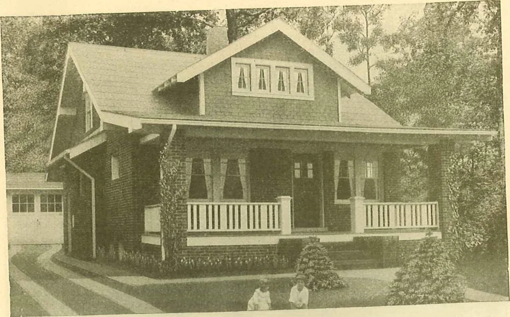 An illustration from Brick homes, 1922, leaf 7