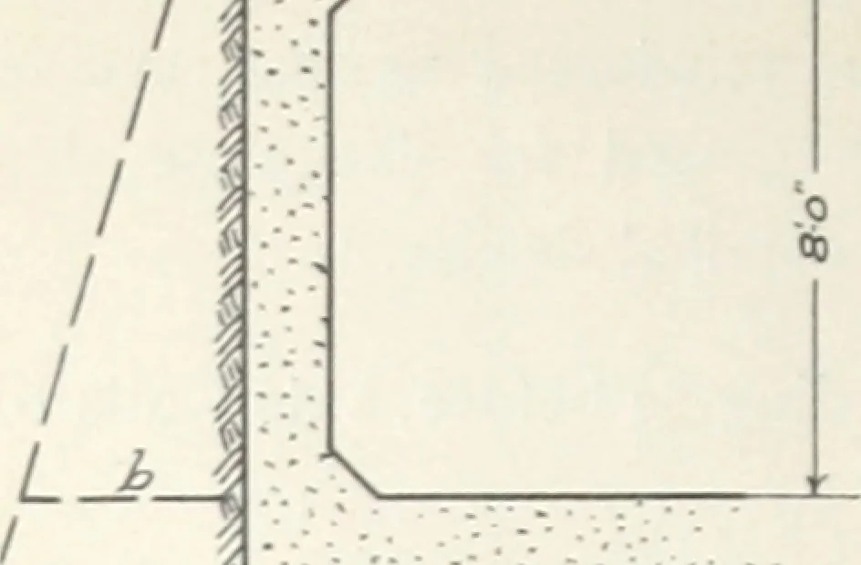 An illustration from Bridges and culverts for highway traffic, flat slab and girder type ..., 1908, leaf 17