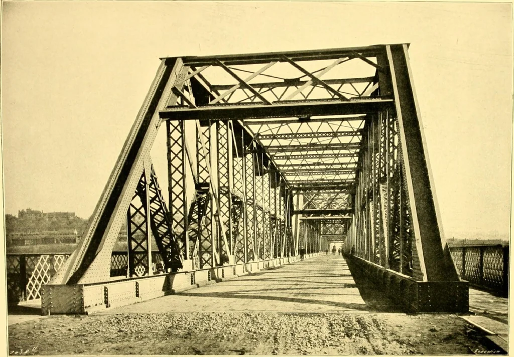 An illustration from Bridges, structural steel work, and mechanical engineering productions, 1909, leaf 152