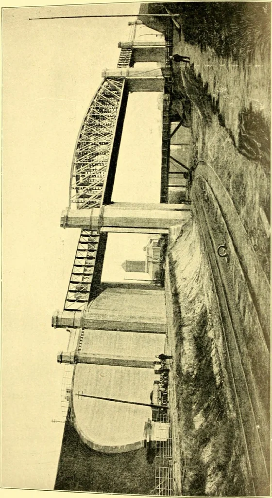 An illustration from Bridges, structural steel work, and mechanical engineering productions, 1909, leaf 165