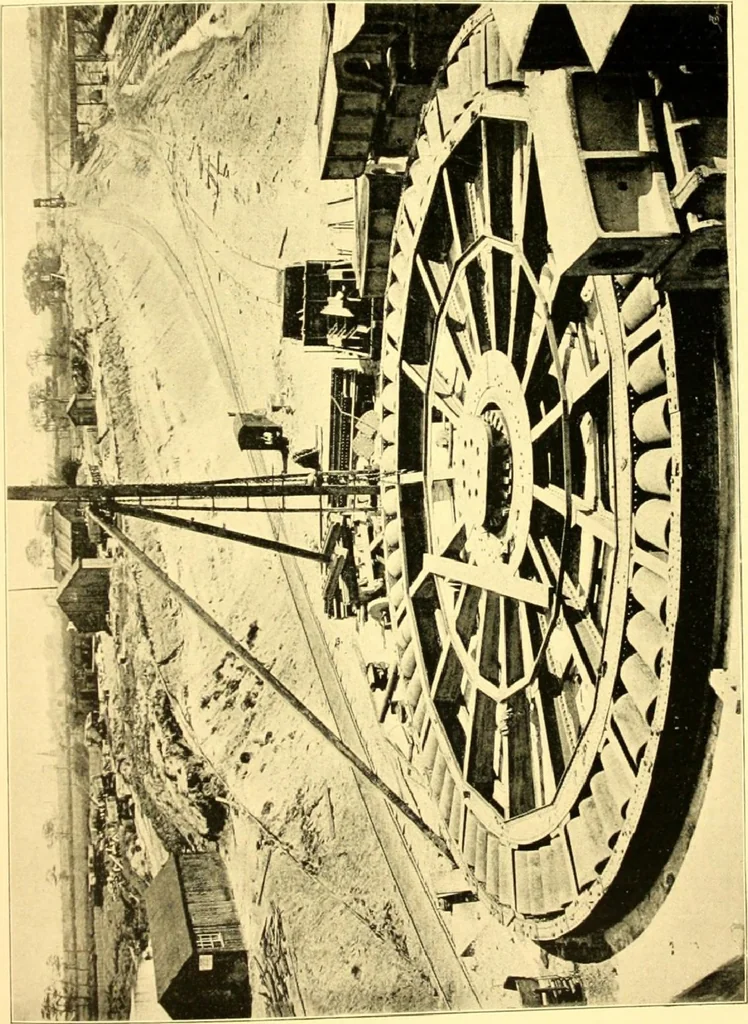 An illustration from Bridges, structural steel work, and mechanical engineering productions, 1909, leaf 166
