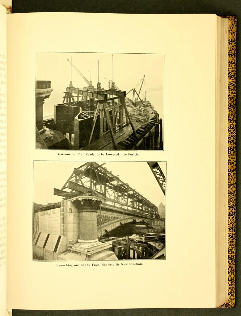 An illustration from Bridges, structural steel work, and mechanical engineering productions, 1909, leaf 170