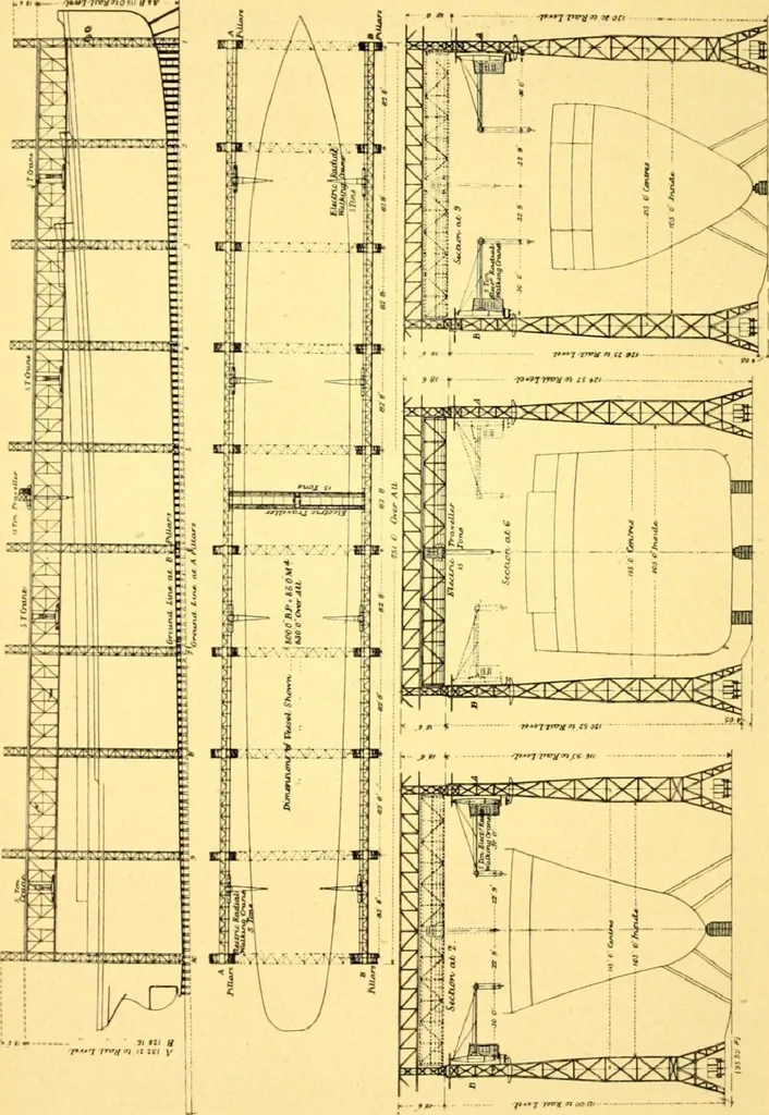 An illustration from Bridges, structural steel work, and mechanical engineering productions, 1909, leaf 196