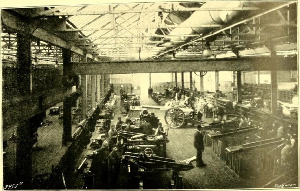 An illustration from Bridges, structural steel work, and mechanical engineering productions, 1909, leaf 203