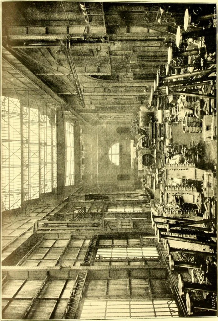 An illustration from Bridges, structural steel work, and mechanical engineering productions, 1909, leaf 212