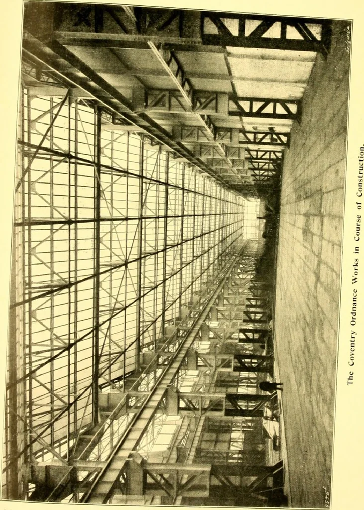 An illustration from Bridges, structural steel work, and mechanical engineering productions, 1909, leaf 216