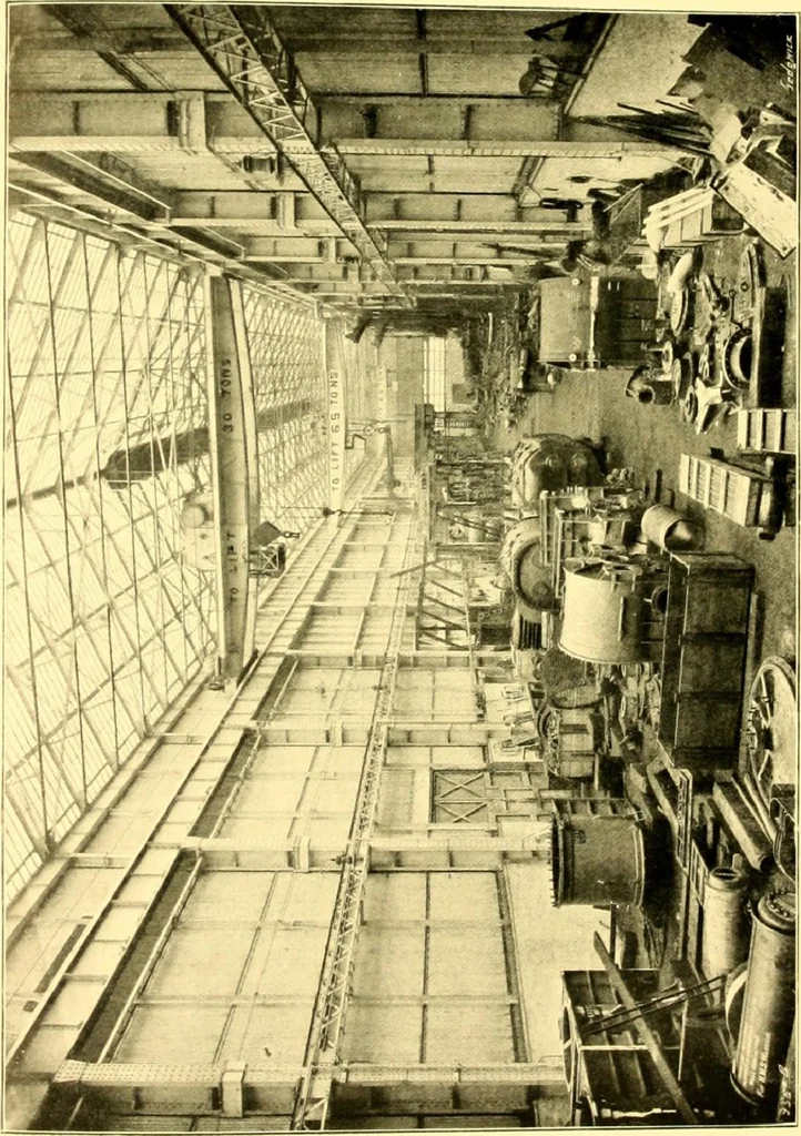 An illustration from Bridges, structural steel work, and mechanical engineering productions, 1909, leaf 220