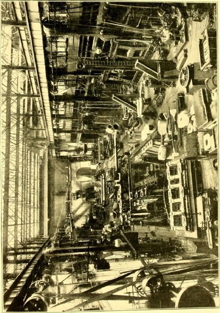 An illustration from Bridges, structural steel work, and mechanical engineering productions, 1909, leaf 224