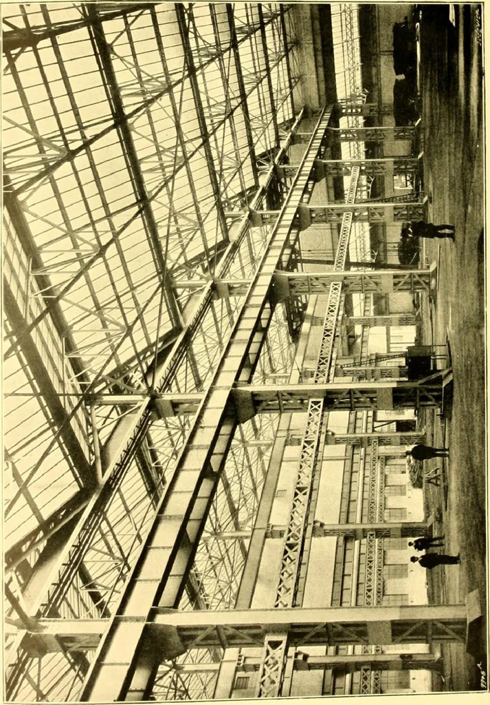 An illustration from Bridges, structural steel work, and mechanical engineering productions, 1909, leaf 230