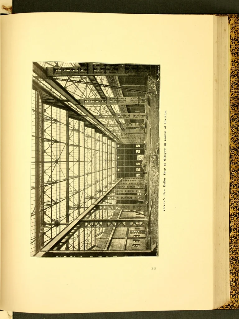 An illustration from Bridges, structural steel work, and mechanical engineering productions, 1909, leaf 232