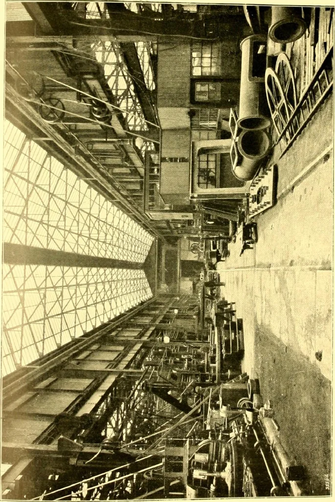 An illustration from Bridges, structural steel work, and mechanical engineering productions, 1909, leaf 236