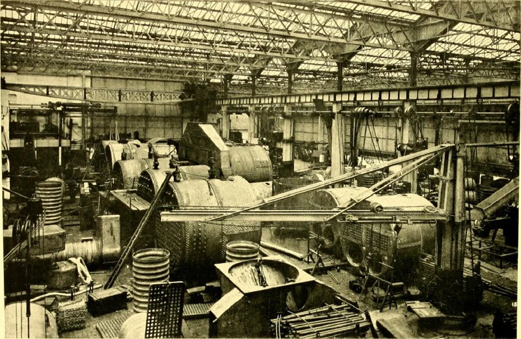 An illustration from Bridges, structural steel work, and mechanical engineering productions, 1909, leaf 238