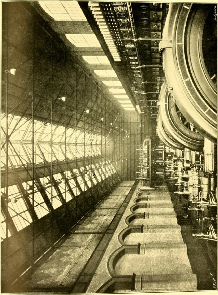 An illustration from Bridges, structural steel work, and mechanical engineering productions, 1909, leaf 252