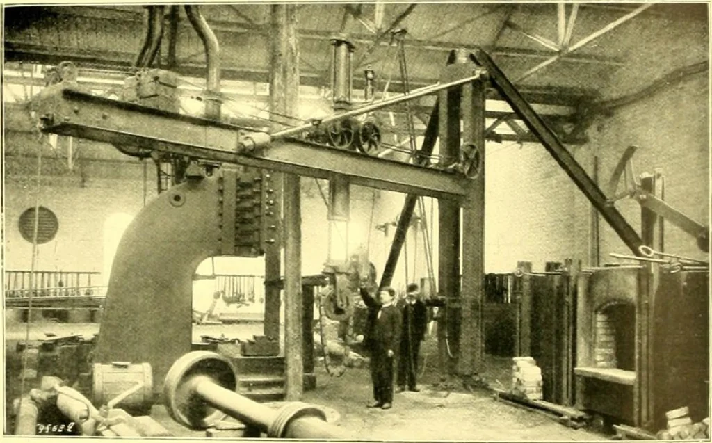 An illustration from Bridges, structural steel work, and mechanical engineering productions, 1909, leaf 265