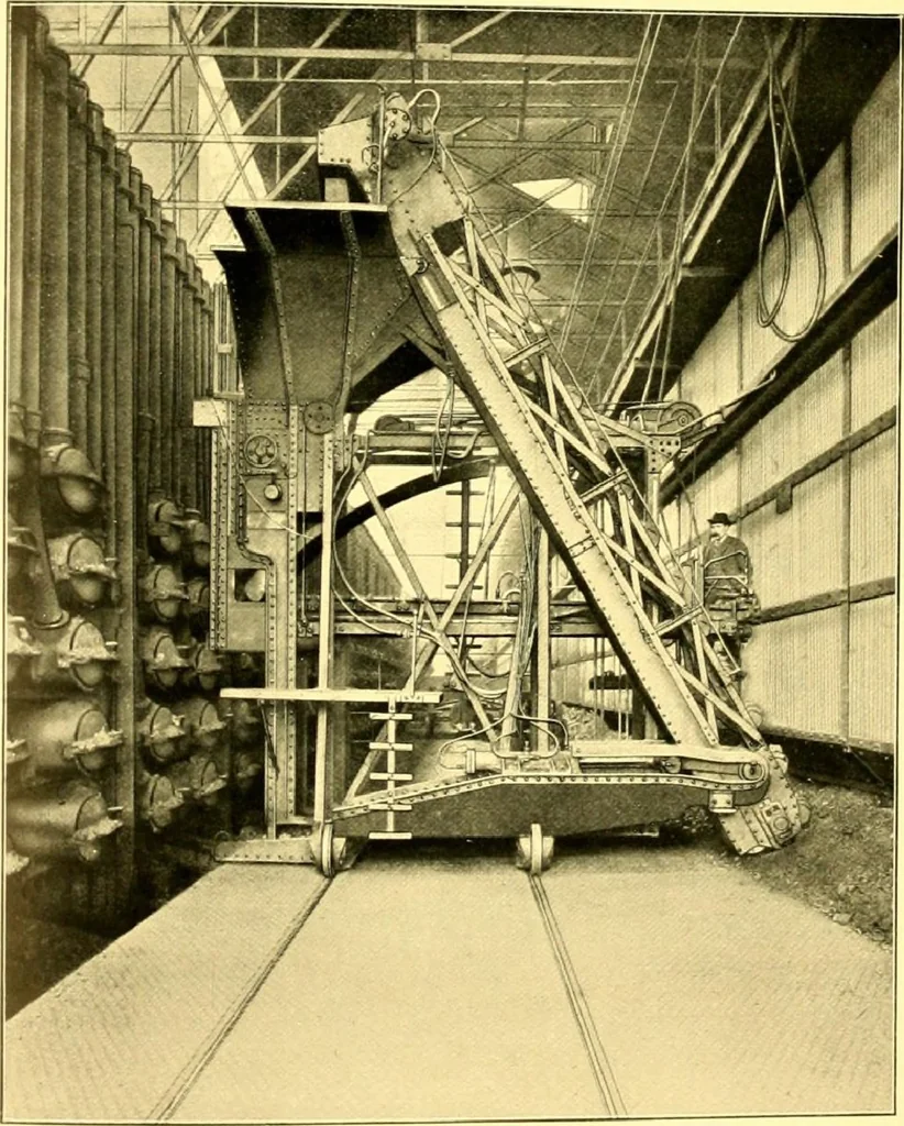 An illustration from Bridges, structural steel work, and mechanical engineering productions, 1909, leaf 282