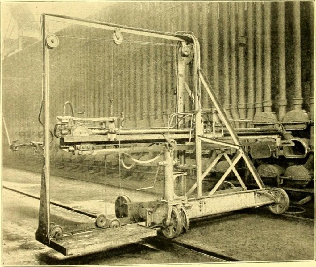 An illustration from Bridges, structural steel work, and mechanical engineering productions, 1909, leaf 284