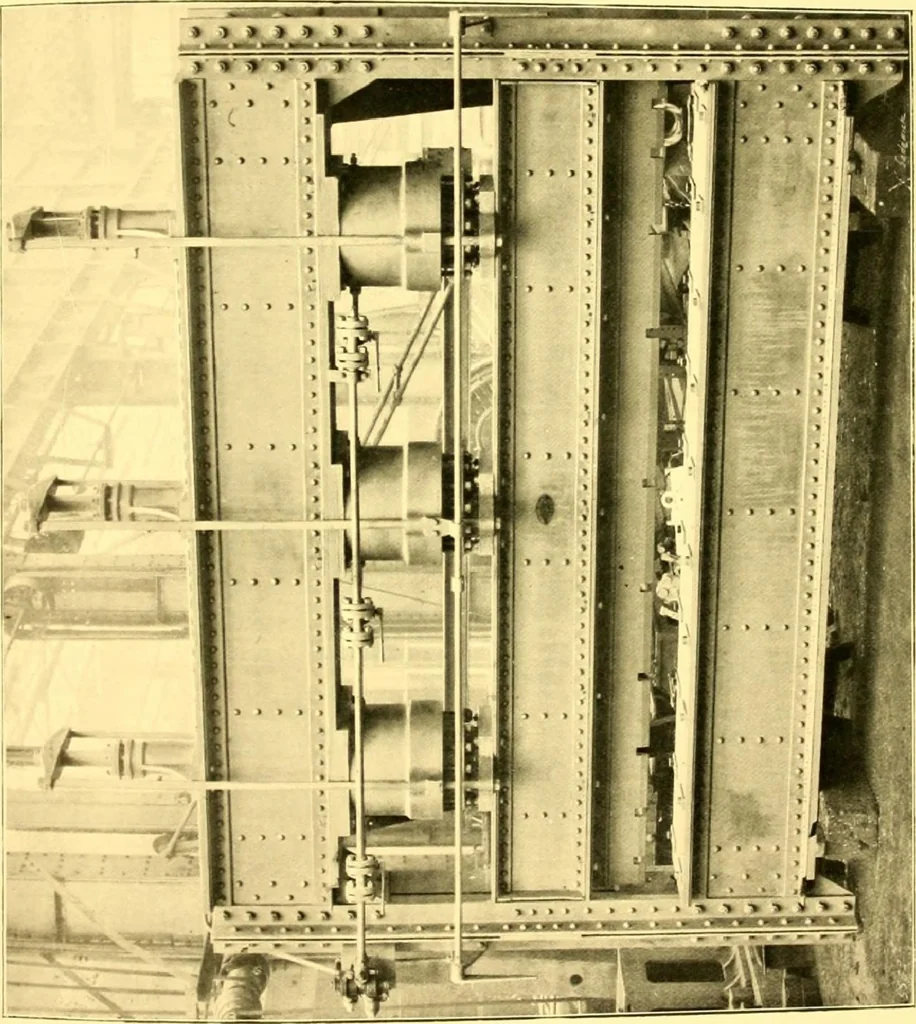 An illustration from Bridges, structural steel work, and mechanical engineering productions, 1909, leaf 298