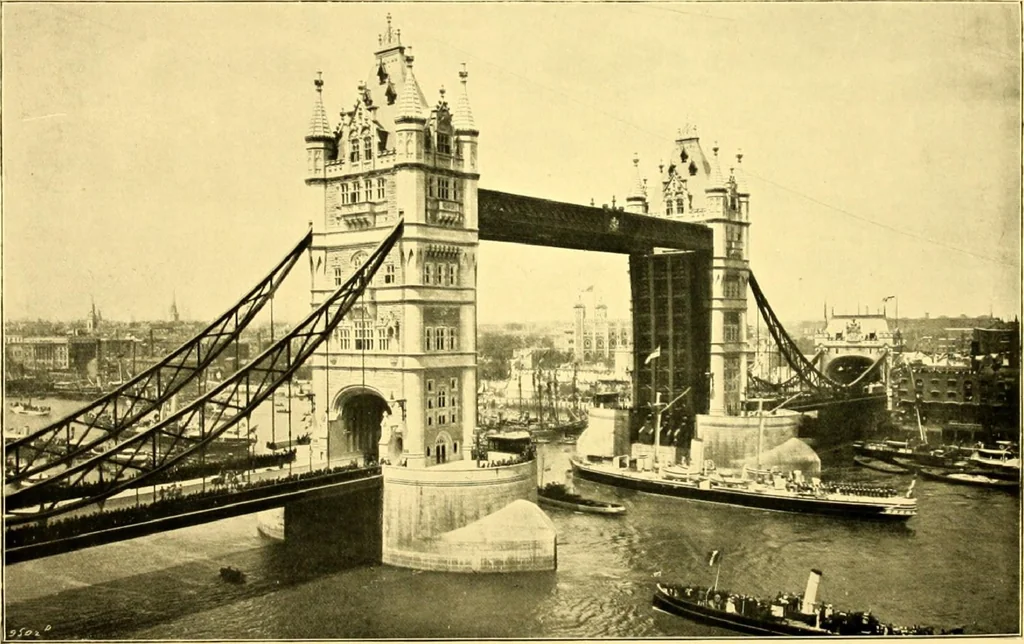 An illustration from Bridges, structural steel work, and mechanical engineering productions, 1909, leaf 34
