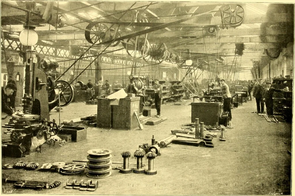 An illustration from Bridges, structural steel work, and mechanical engineering productions, 1909, leaf 72