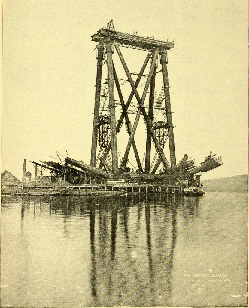 An illustration from Bridges, structural steel work, and mechanical engineering productions, 1909, leaf 96