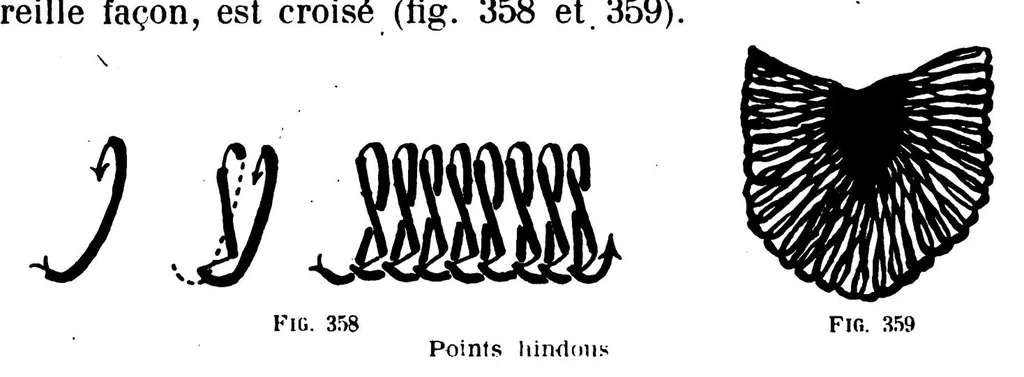 An illustration from Broderies, 1918, leaf 147