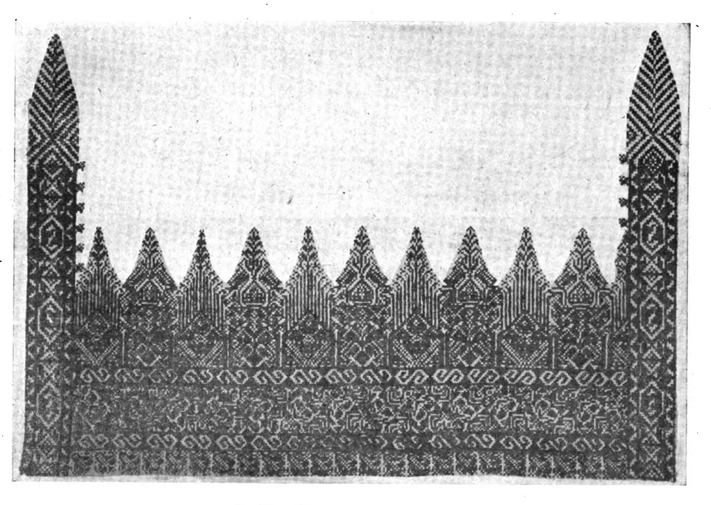 An illustration from Broderies, 1918, leaf 65