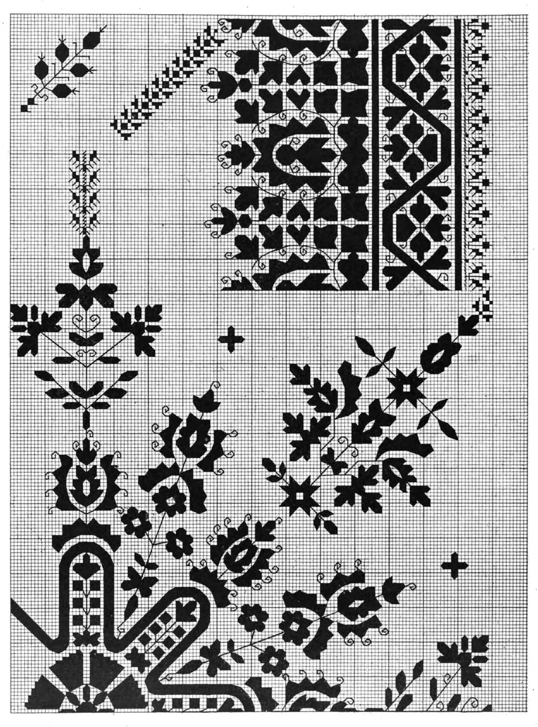 An illustration from Broderies, 1918, leaf 95