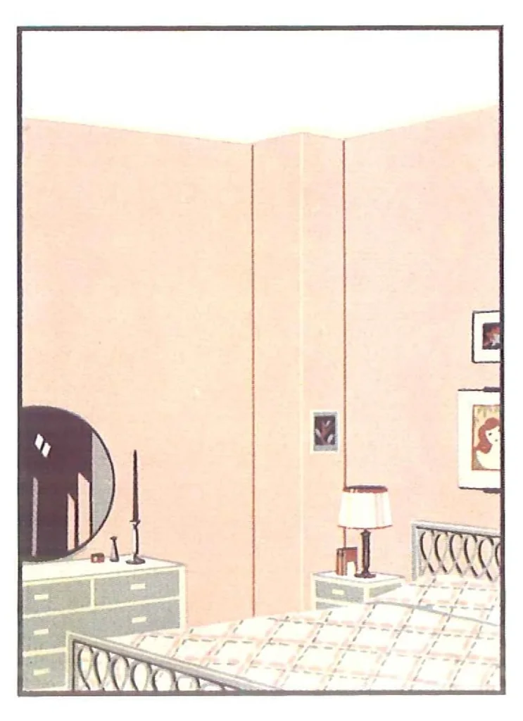 An illustration from Brushing up with beauty with captivating color schemes and helpful advice on painting and decorating, leaf 20