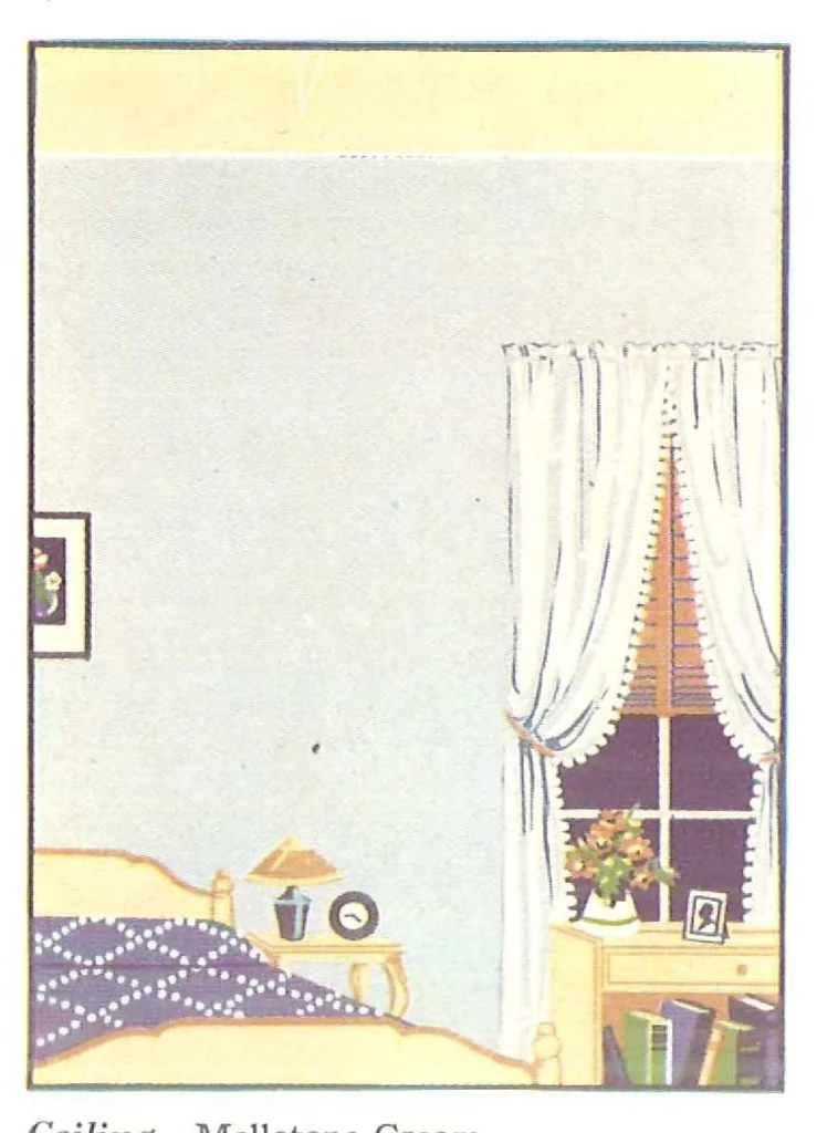 An illustration from Brushing up with beauty with captivating color schemes and helpful advice on painting and decorating, leaf 21