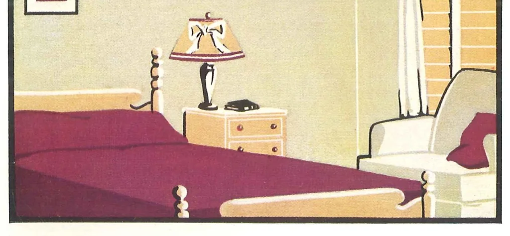 An illustration from Brushing up with beauty with captivating color schemes and helpful advice on painting and decorating, leaf 23