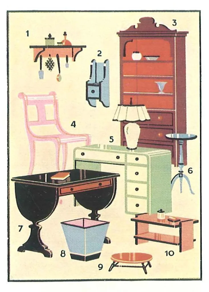 An illustration from Brushing up with beauty with captivating color schemes and helpful advice on painting and decorating, leaf 39