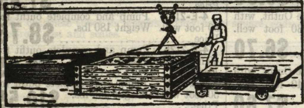 An illustration from Building material catalog no. 102, 1913, leaf 107