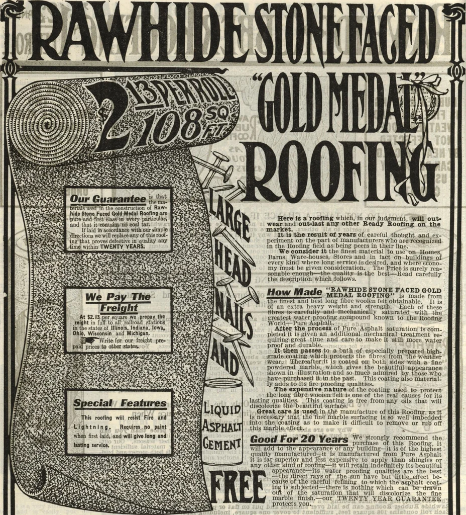 An illustration from Building material catalog no. 102, 1913, leaf 113